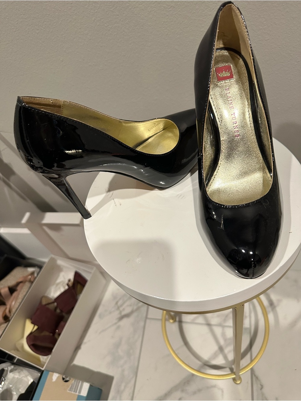 Black Patent Leather High Heel Pumps - Classic Women’s Dress Shoes